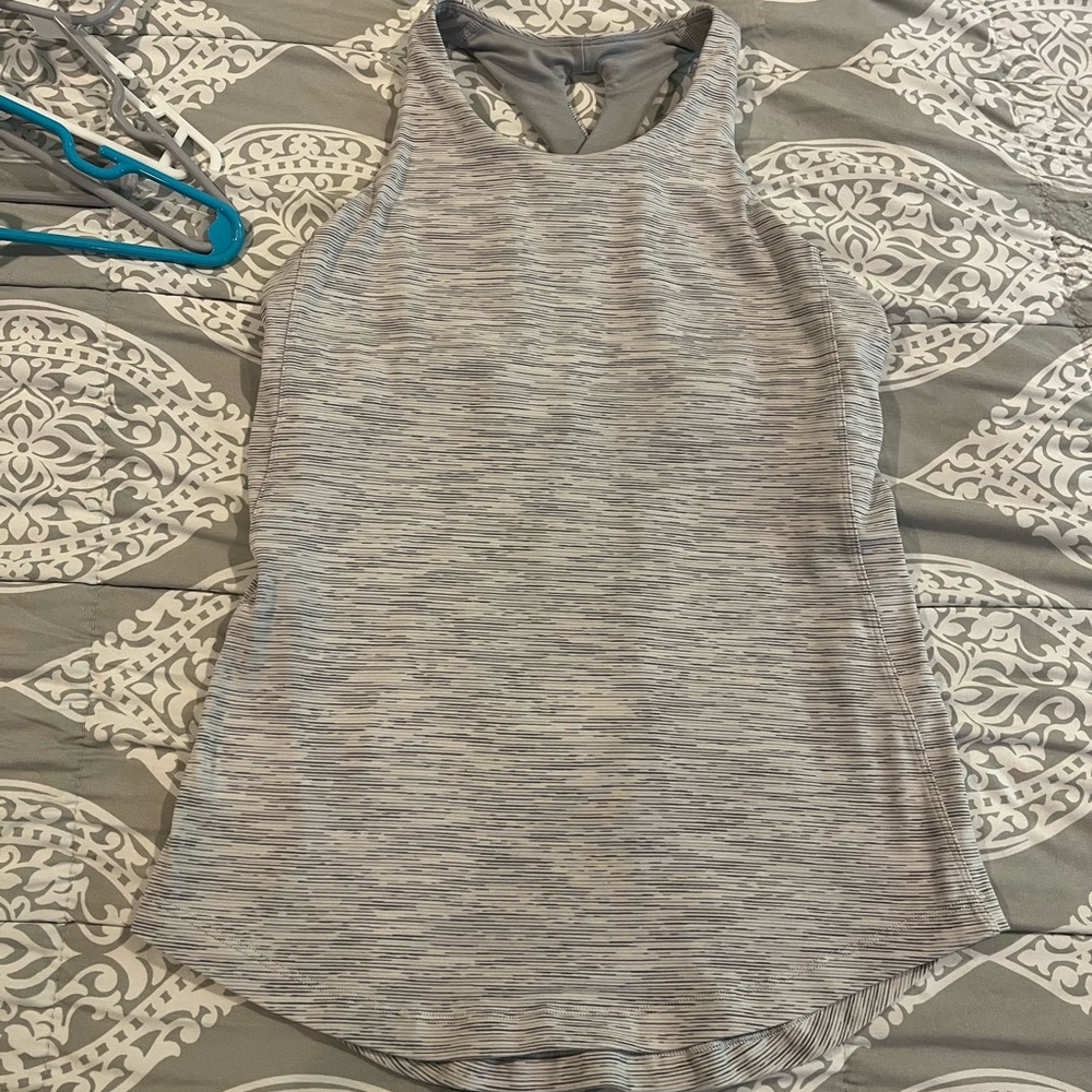 lululemon athletica Grey Space-Dye Racerback Tank